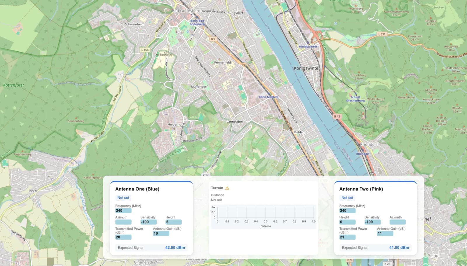 Wireless Terrain Planner